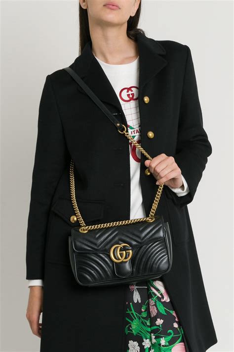 gucci marmont mini shoulder bag review|Gucci Marmont small matelasse bag.